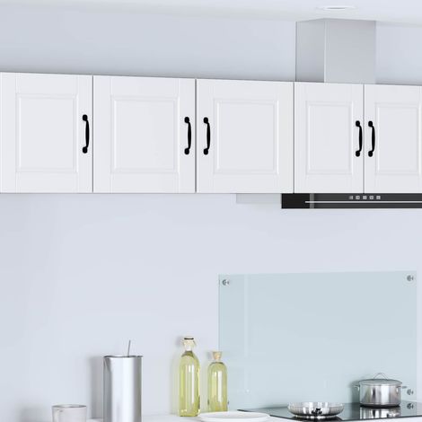vidaXL Meuble mural PORTO 2 pcs Blanc 40 x 31 x 40 cm (1/5)