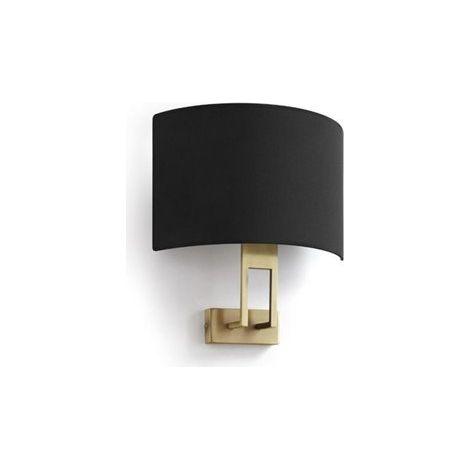 Supporto a parete CLASSICAL E27-Ø45 40W Oro Cotone nero (1/2)
