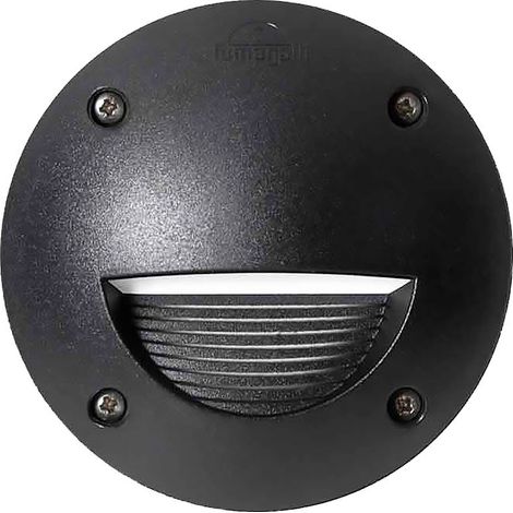 Baliza Empotrable LED FUMAGALLI "LETI 100" GX53 - 3W - IP66 - Negro