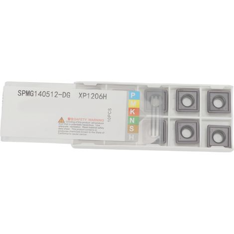 Lot de 10 plaquettes carbure revêtues, inserts indexables pour fraisage CNC et tournage, outils de coupe
