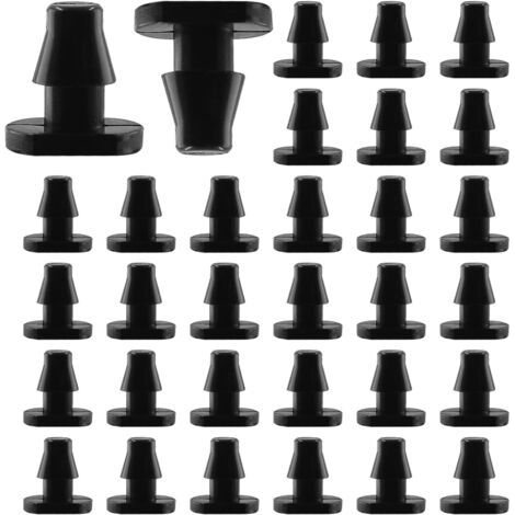 150pcs 1/4 pouce Bouchon de Tuyau d'irrigation Remplacement Tuyau Goutte à Goutte Embouts Irrigation Capillaire Petit Bouchon Accessoires pour Machine à Laver Jardin Arrosage Irrigation (1/5)