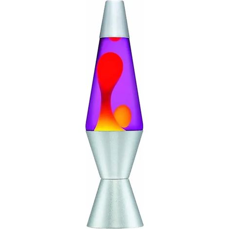 Lampe à lave 37 cm Bleu/Transparent/Noir, Aluminium Guanguan D (1/2)