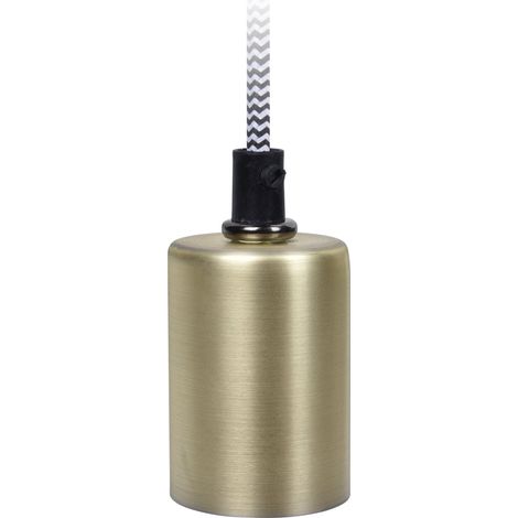 Pendelleuchte 8 cm, gold matt, industriell - Home Styling Collection