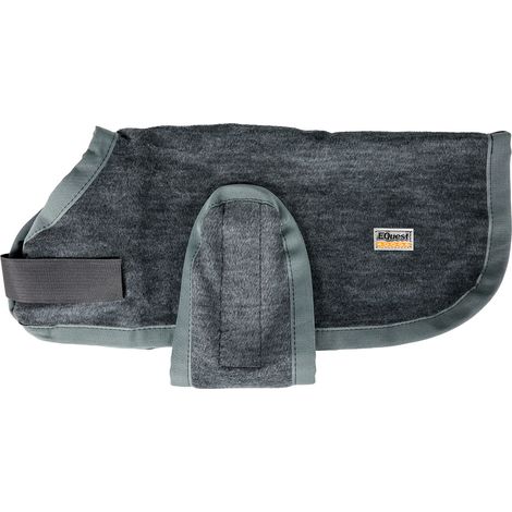 EQuest Hundemantel aus Dralon, anthrazit - 35 cm