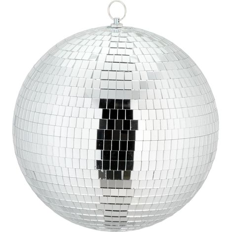 Specchio a sfera da discoteca da 25 cm - Decorazione per feste con montaggio a soffitto