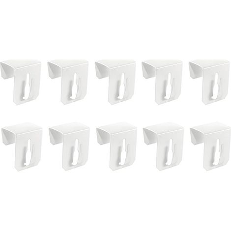 Crochets de fenêtre multifonctionnels Fixations sans clous pour tringles à rideaux, lampes féériques et tableaux, crochets métalliques robustes anti-chute (1/5)