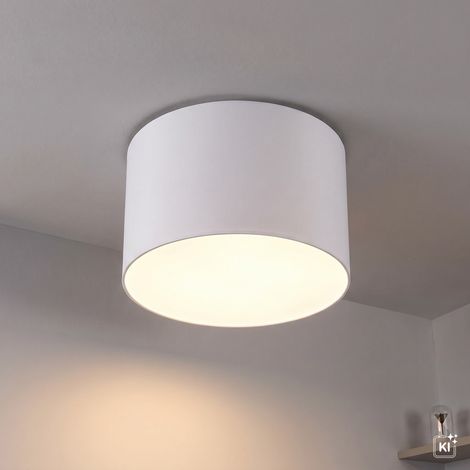 Runde Anliegende Deckenlampe CAMERON in Weiß Ø45cm 3-flmg (1/5)