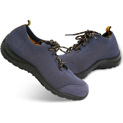 Chaussures de sécurité été homme légères antidérapantes anti-perforation coque acier antidérapantes stables pointure 41 (271 mm/10.7 pouces) (1/5)