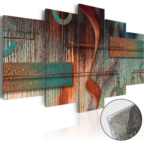 Tableau sur Verre Acrylique "Abstract Melody" 50 x 100 cm (1/2)