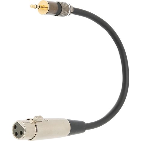 3,5-mm-Klinkenstecker auf XLR-Klinkenstecker (DC) – 3,5-mm-Klinkenstecker auf XLR-Klinkenbuchse – Länge: 0,3 m (1/5)