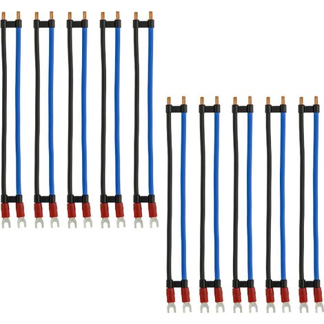 Lot de 9  liaisons flexibles pour interrupteurs différentiels (1/4)