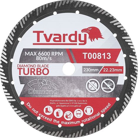 Turbo-Diamantscheibe 230x15x22,23mm (25) (1/2)