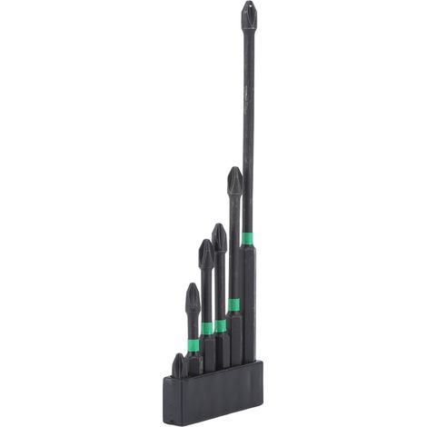 6-teiliges Set elektrischer Kreuzschlitzschraubendreher-Bits aus industrietauglichem legiertem Stahl, magnetisch (1/5)