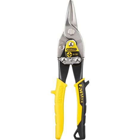 Tijeras de aviación Nazalus en venta, cabezal recto, acero cromado forjado, pivote de doble acción para mayor potencia, mangos ergonómicos, gama FATMAX, robustas y ergonómicas, 2-14-563 (1/5)
