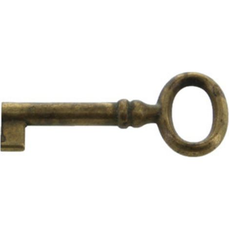 CHIAVE P/MOBILI 33718 24X56 MM OTTONE ANTICATO Q.TA 25