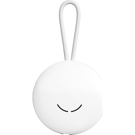 Étui de stérilisation UVC pour brosse à dents, boîtier désinfectant sans fil à ultraviolets, usage quotidien et voyage, blanc. (1/5)