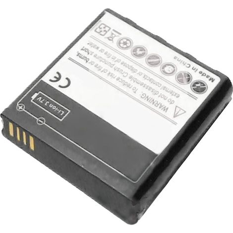1 batterie, Li-Ion 3,7 V, 1700 mAh, compatible HTC EVO 3D Sensation G14, noir
