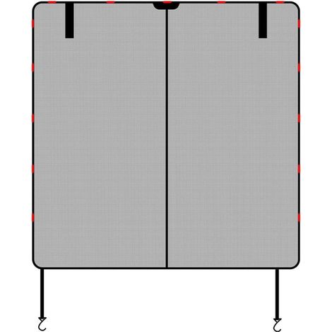 Moustiquaire magnétique pour hayon de voiture - Grande taille - Fournit ventilation et intimité pour les campeurs (1/5)