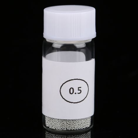Billes de soudure BGA pour reballage, soudage de circuits imprimés, thermoformage universel, billes de 0,5 mm (1/5)