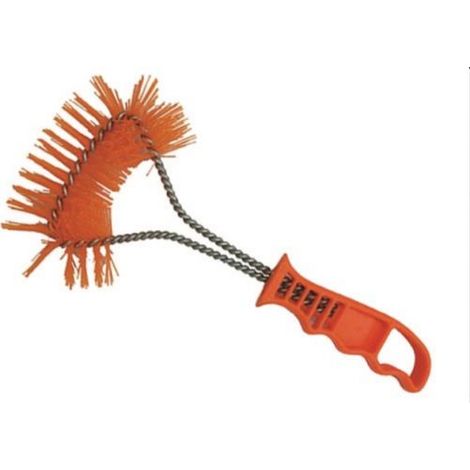SCOVOLO TRIANGOLARE NYLON PER STUFE  A PELLET CON MANICO (33826)