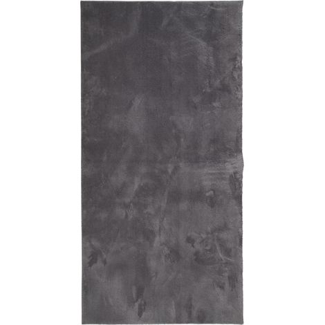 Maison Exclusive - Tappeto Pelo Corto HUARTE Morbido Lavabile Antracite 100x200 cm