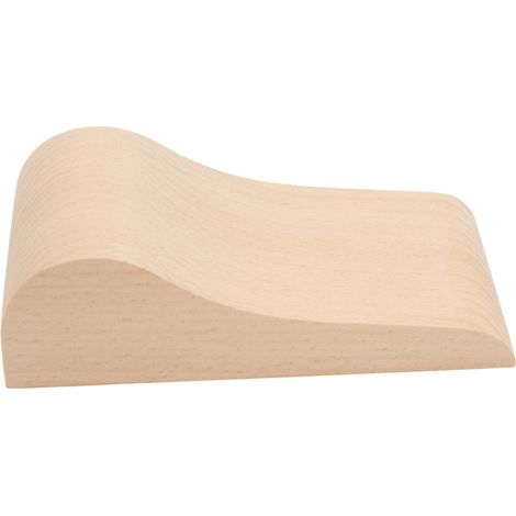 Schleifklotz aus Buchenholz, ergonomisches Design, manueller Schleifklotz, Lederbearbeitungswerkzeuge