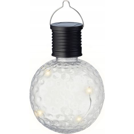 Bombilla solar de plástico 7,8x11,2cm Lámpara colgante