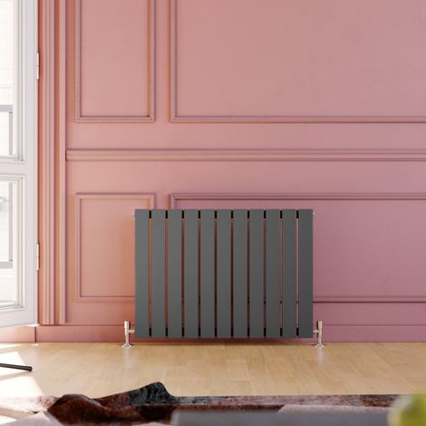 ELEGANT 600x836mm Horizontal Designer Flat Panel Column Radiator Anthracite Central Heating (1/5)