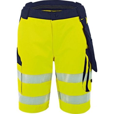 Vizwell Triuso - Short de sécurité de contraste, leuchtgelb, 50