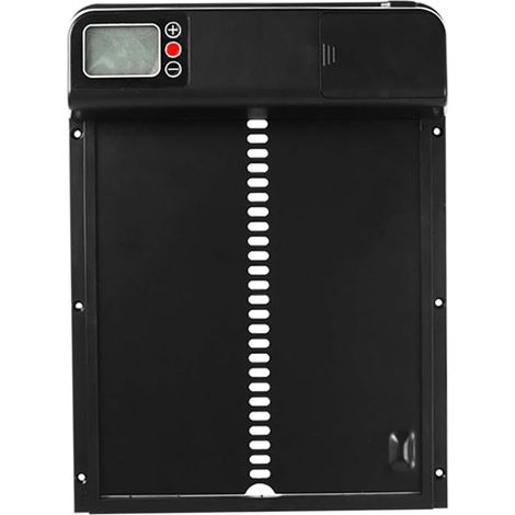 1 - Automatische Hühnerstalltür - Aluminiumtür - Einklemmschutz mit LED-Timer - Für Hühner und Enten - Silber - 32,8 x 24,3 cm (1/5)