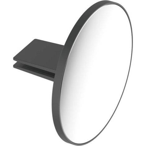 Miroir cosmétique Keuco Royal Modular 2.0 800900000000200 , grossissement x3, Ø 149 mm, non éclairé, à poser ou à fixer, anthracite (1/2)