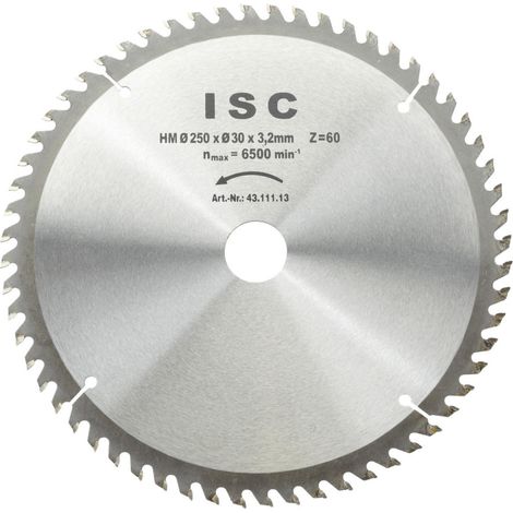 Disque Widia Pour Aluminium "algor" D 250x 3.2 Z 80 F 32
