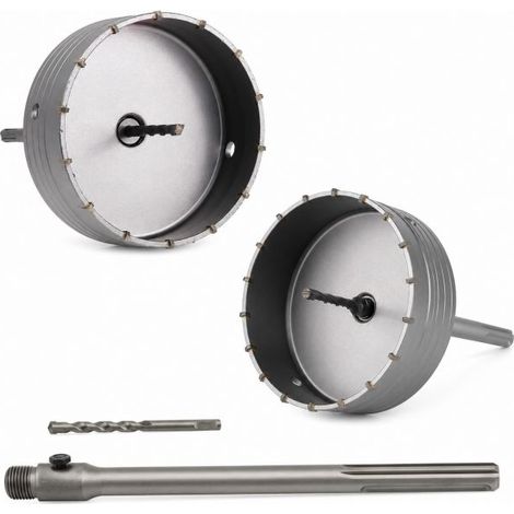 Fresa Carotatrice a Tazza per Muro Ø160mm + Codolo 140mm con Attacco SDS-MAX (1/5)