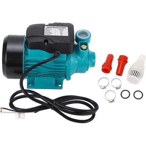 Pompe Solaire DC 24V, 200W 3200 tr/min 35 LPM Mini Pompe à Eau de Bassin, 25M Pompe Auto-Amorçante à Haute Levée avec 1in Sortie, Pompe de Transfert D'eau pour D'irrigation de Pelouse de Jardin(DC24V) (1/5)