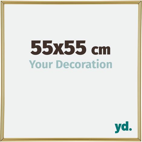 yd. - Cadre photo 55x55 - Or - Plastique - Annecy