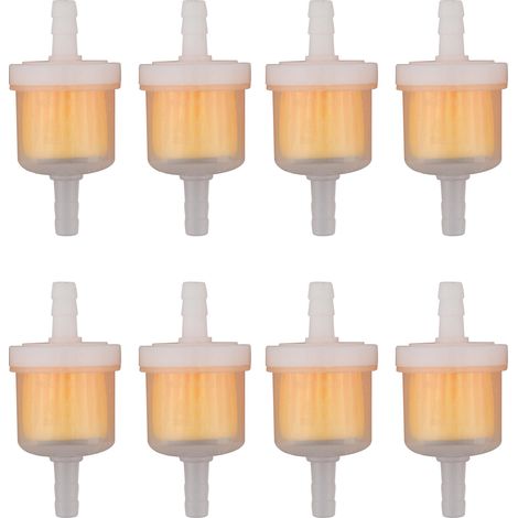 GOOFIT Universal Fuel Filter Set (8-piece) – Suitable for motocross, quads and scooters – Washable metal filter element and fuel line modification kit--BIEMMEDUE (1/5)