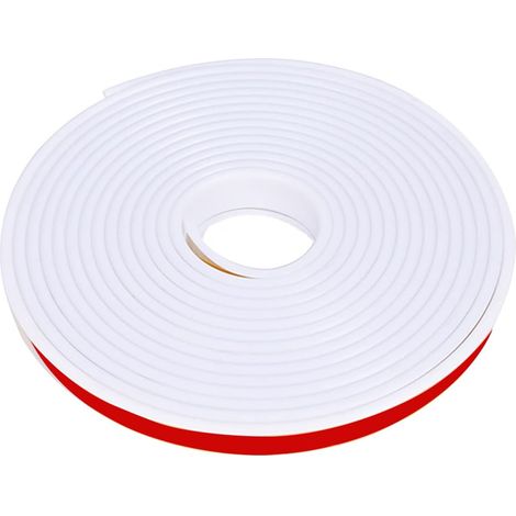 5M Edge Cover Flexible U Shaped Self Adhesive Edge Tape Worktop Edge Trim Strip TPE Edge Cover for Furniture Edge Worktop to Protect Edges (White, 18mm) (1/5)