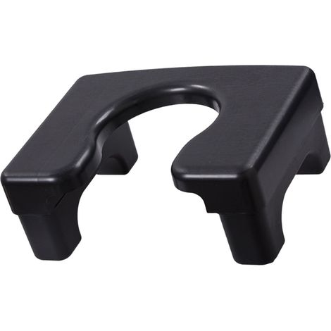 Chaise de toilette basse noire pour enfants, tabouret de squat portable antidérapant, chaise de toilette multifonction hygiénique version enfant (1/5)