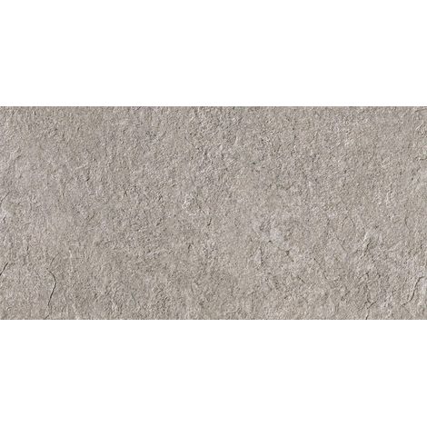 Carrelage effet Pierre Quartzite Gris Silver 60x30x0,9 cm Teravio - Sol extérieur (vendu par carton de 1,26 m²) - RO'MA CARRELAGE