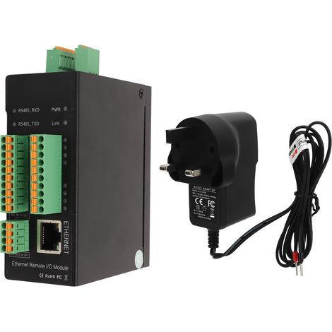 Module de téléacquisition Ethernet M160T Modbus TCP, 8 voies AC 100-240V, protection IP30, prise UK (1/5)
