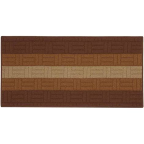 2 x TAPPETO CUCINA MIA MARRONE 57X290 CM