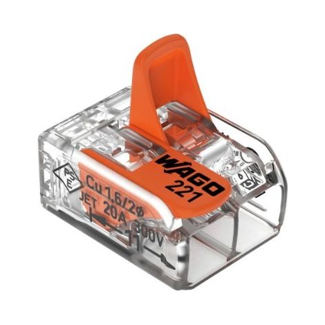 Borne de Raccordement Compact - Fils 2x0.75mm² (1/2)