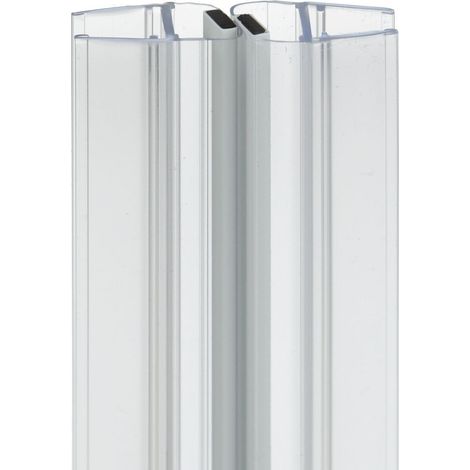 Joint universel pour portes de douche avec bande magnétique de fermeture 135°