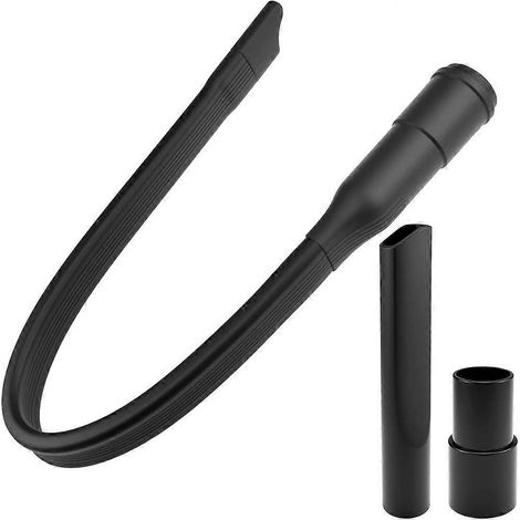 Ensemble de 3 embouts flexibles pour aspirateur, embout de 63,5 cm, compatible avec les tuyaux de 31,75 mm et 35 mm, pour aspirer les peluches du sèche-linge et nettoyer les espaces étroits - JBMEDIA (1/4)