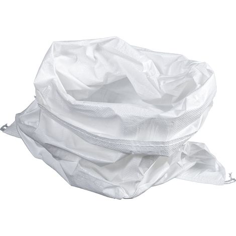 HaGa® Gewebesack 1 Stück in 55 x 85cm PP-Sack Getreidesack weiß (1/4)