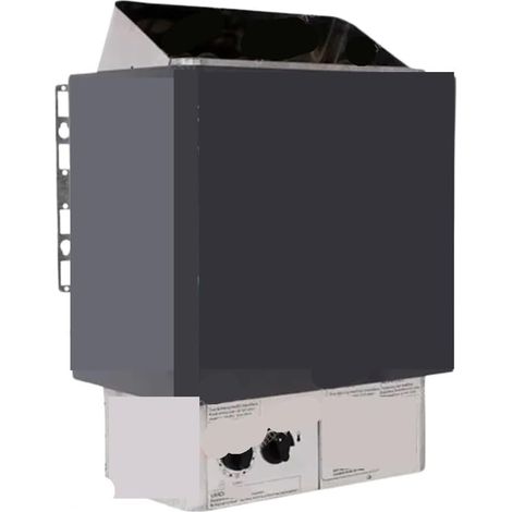 Sauna Salle Sauna poêle ménage Petit Acier Inoxydable Sueur poêle à Vapeur Chauffage équipement de Chauffage hammam Sec chaudière Murale température constante(6k) (1/3)