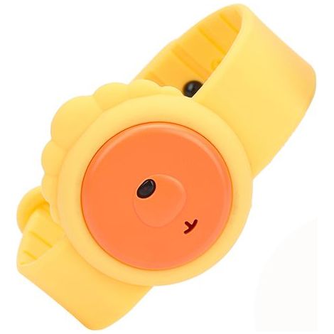 Bracelet Répulsif Anti-moustique Ultrasons Modèle Summer Fun Jaune