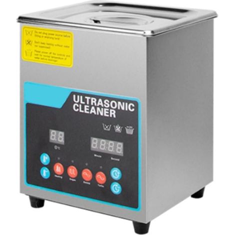 Nettoyeur Ultrasonique à Bouton 2L en Acier Inoxydable 304 pour Montres et avec Prise Européenne (1/5)