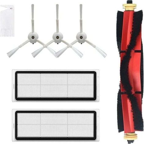 PièCes de Rechange Brosse Principale Brosses LatéRales Filtre Hepa Compatible pour Roborock S50 S51 S5Max Accessoires pour (1/5)