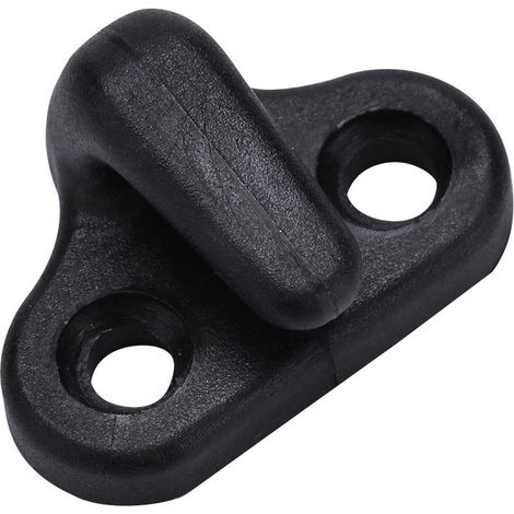 Crochets D'arrimage de Kayak, Nylon de Remplacement des Crochets en Forme de J en Nylon pour Kayak, Noir avec Vis à Tête Plate (1/5)